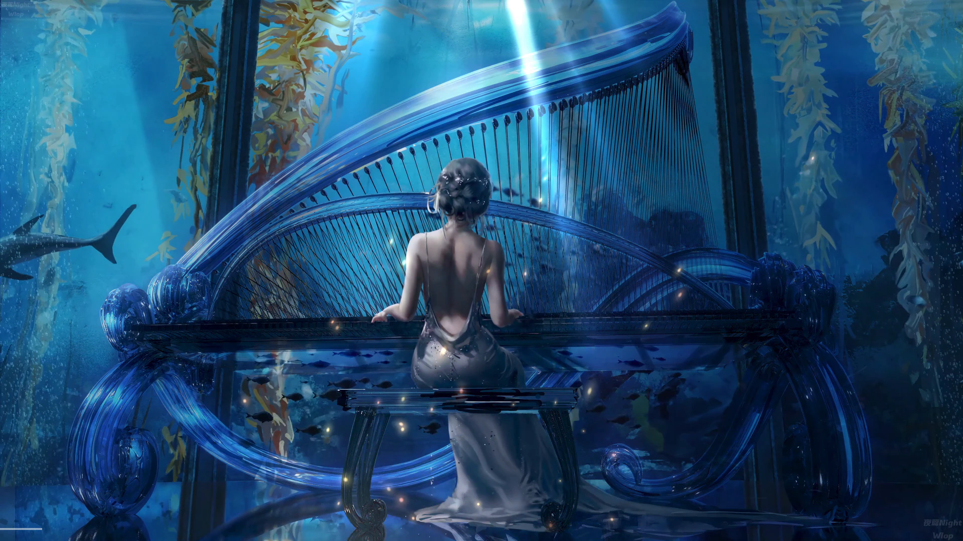 The Ocean Piano by WLOP - Ghostblade