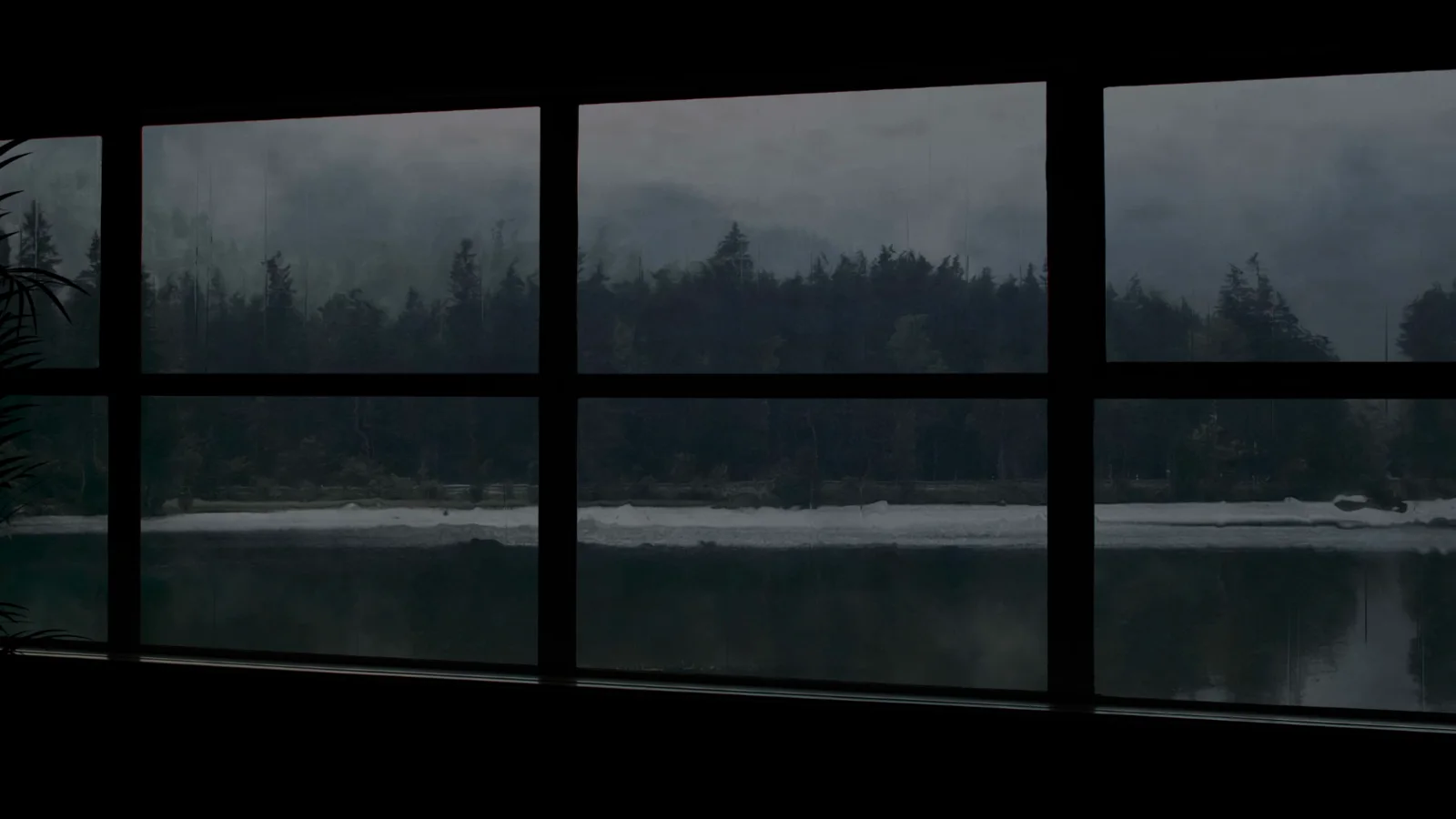 Rainy Reflections Through a Window wallpaper preview
