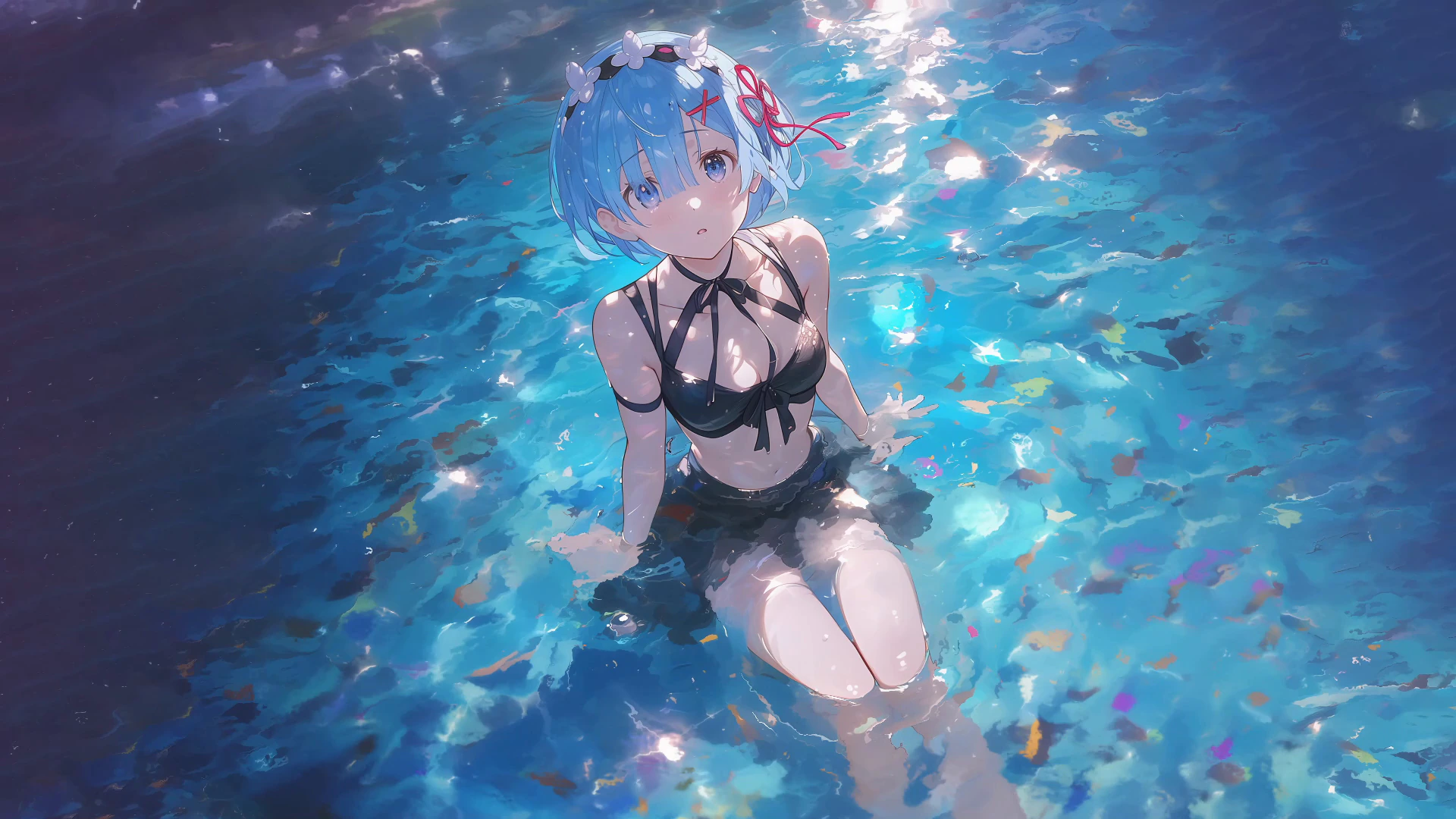 Rem parmi les reflets de l'eau - Re:Zero