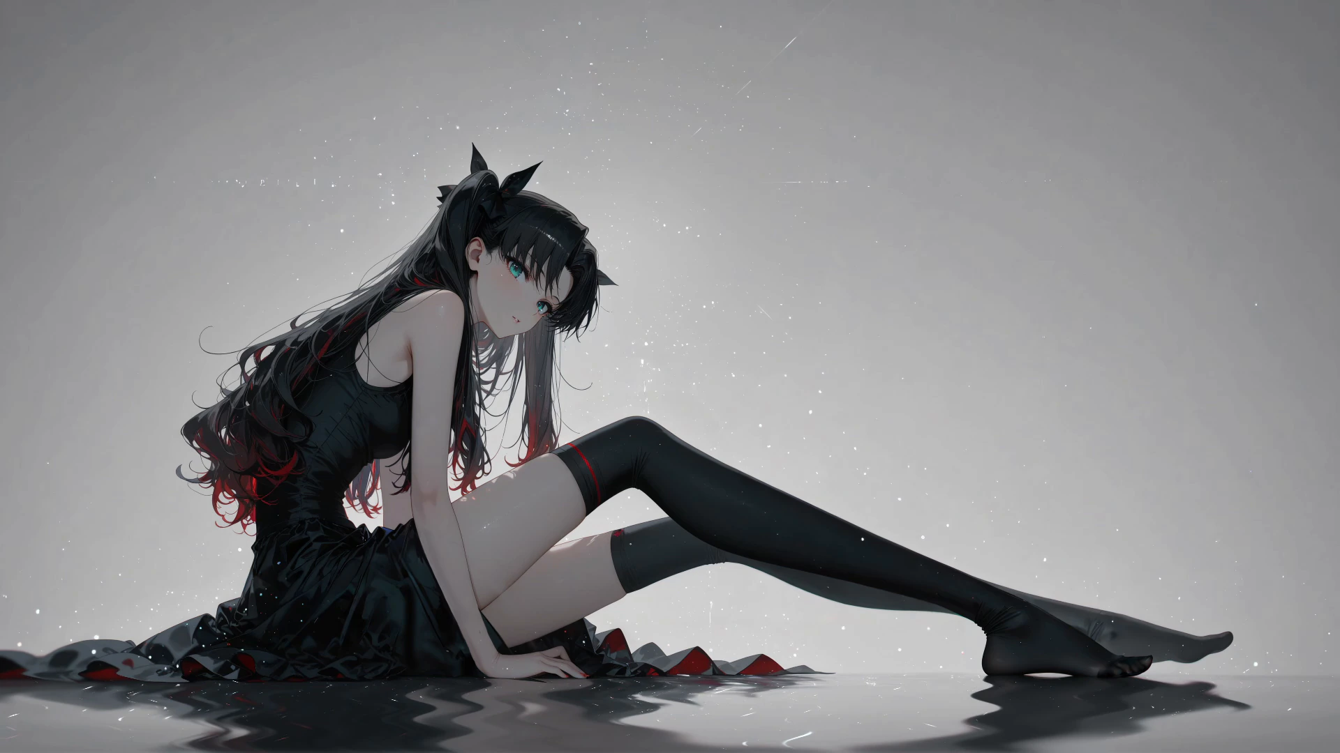 Rin Tohsaka in Dark Red - Fate/stay night