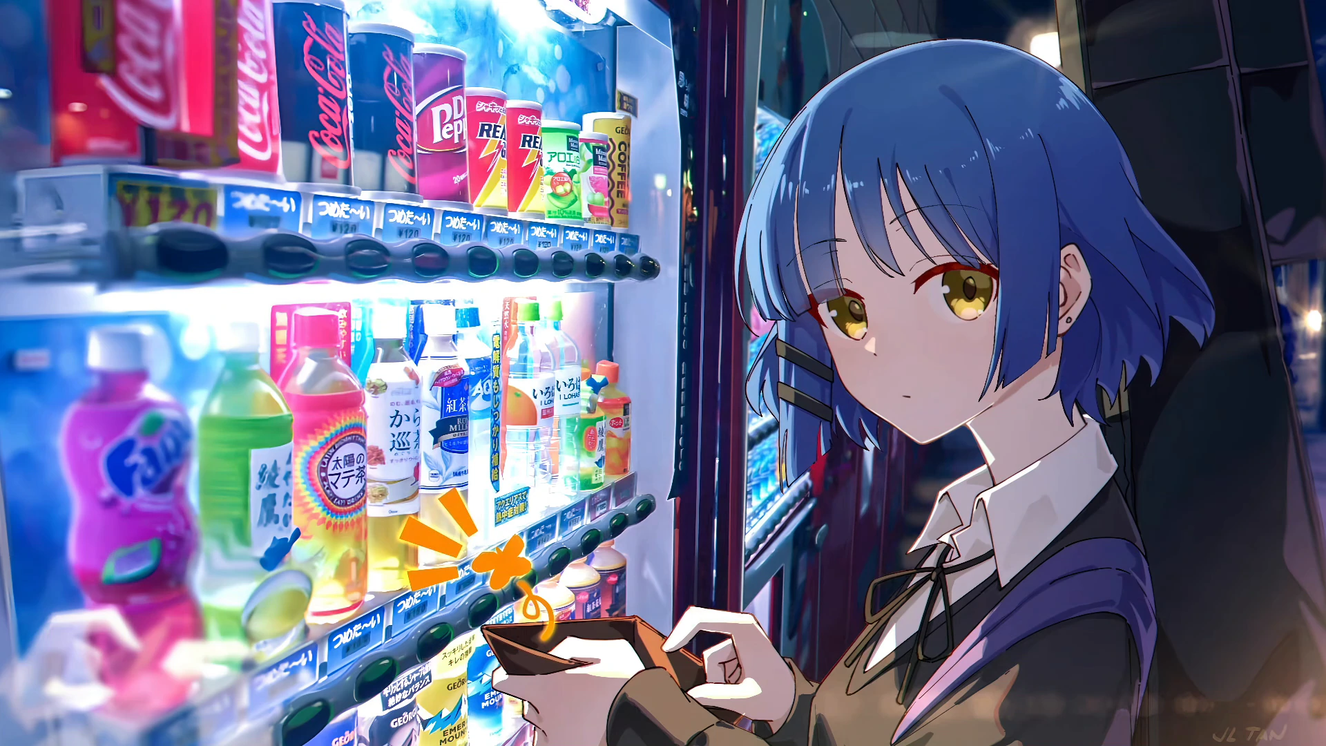 Ryo Yamada at a Vending Machine - Bocchi the Rock!