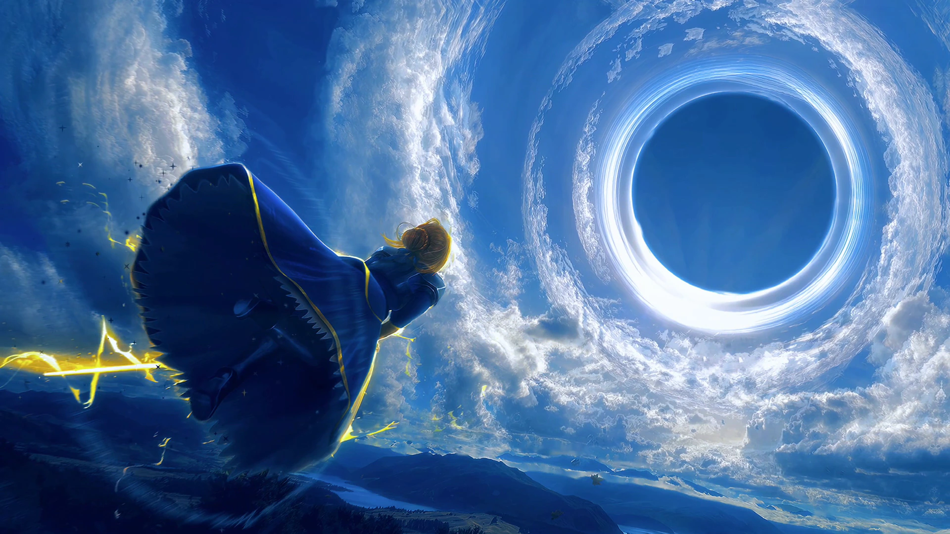 Saber Before a Black Hole - Fate