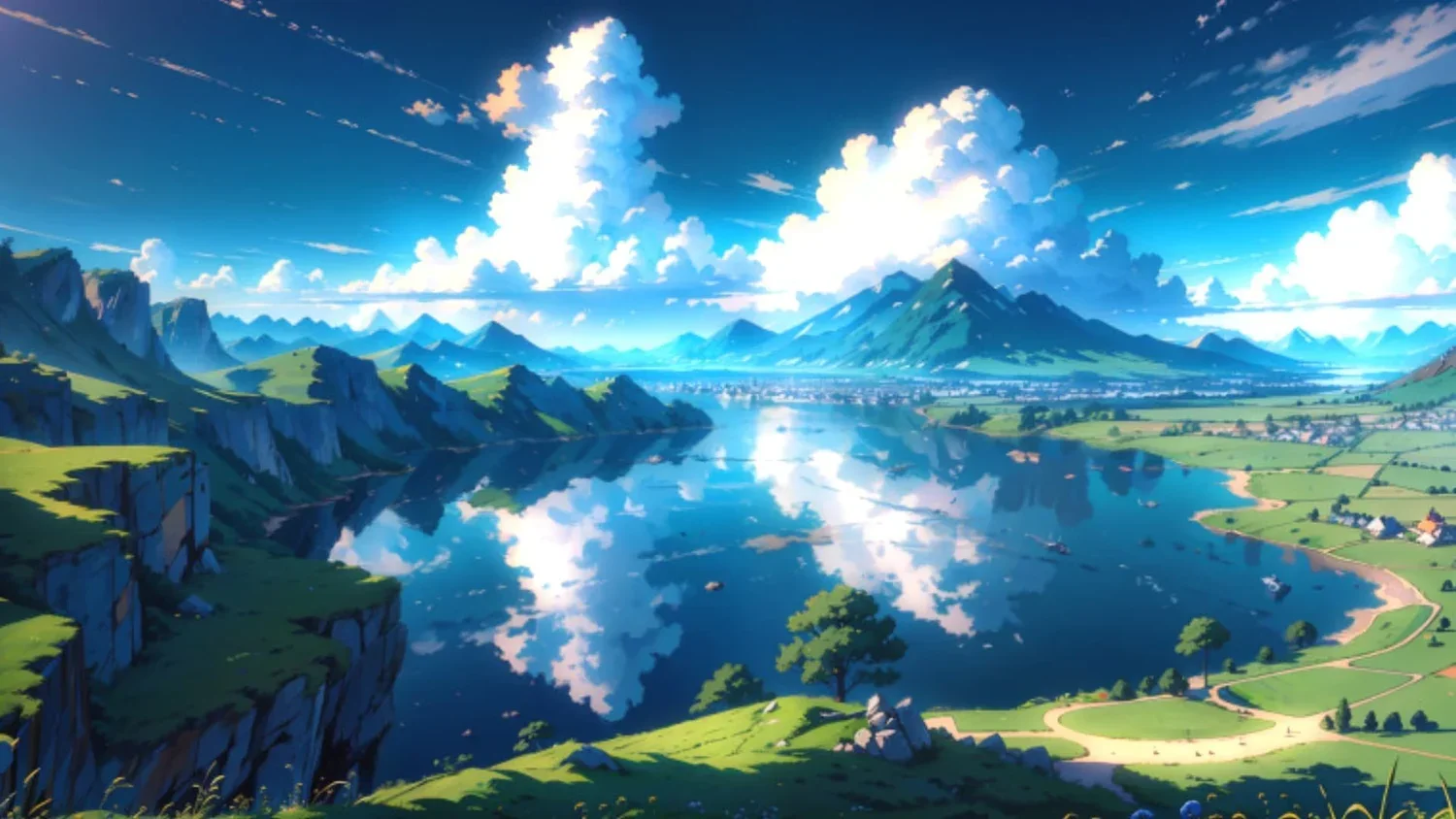 Scenic Mountain Lake