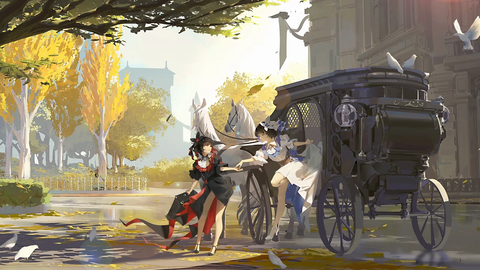 Seele in a Sunlit Country Scene - Honkai Impact 3rd