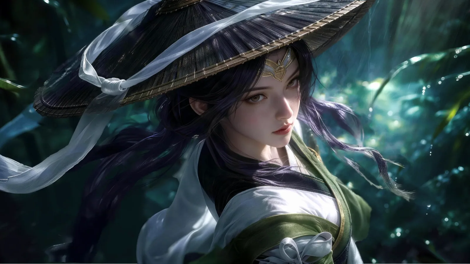 Shangguan Wan'er in a Bamboo Forest | Honor of Kings