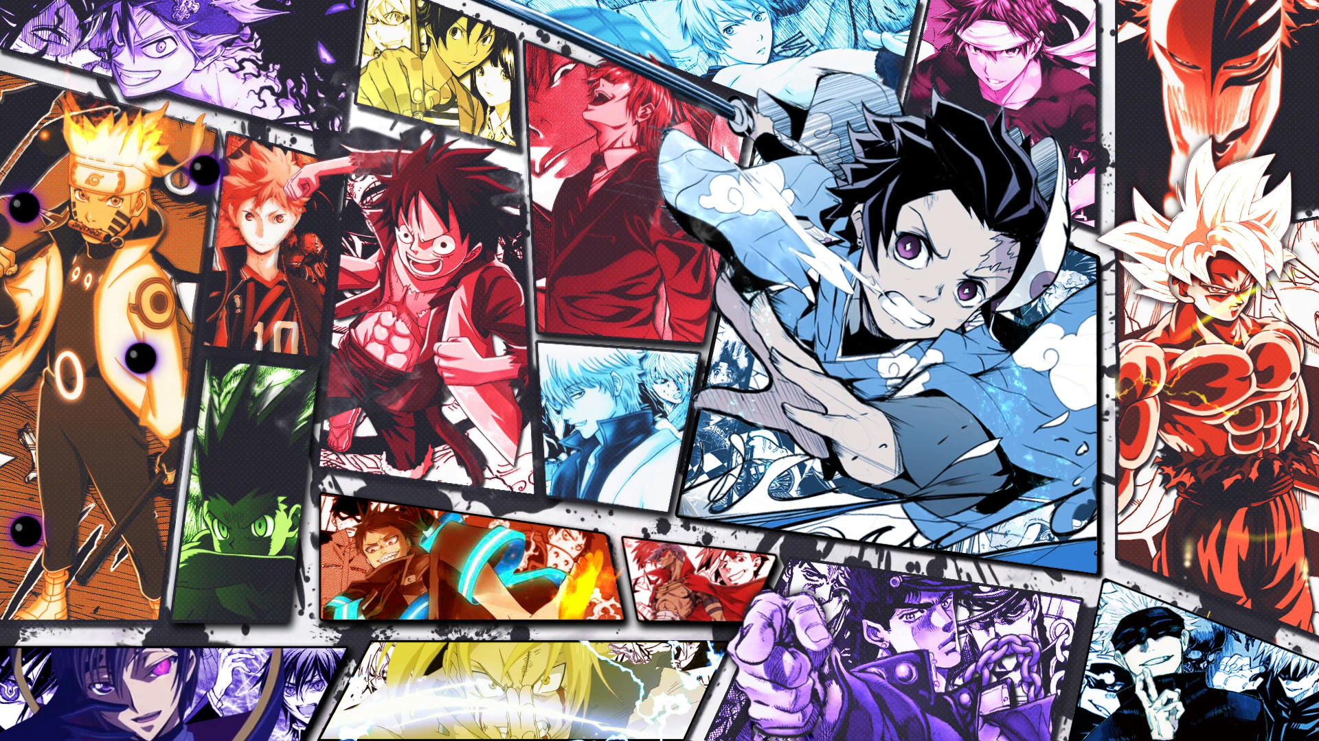 Shonen Jump Anime Heroes Collage