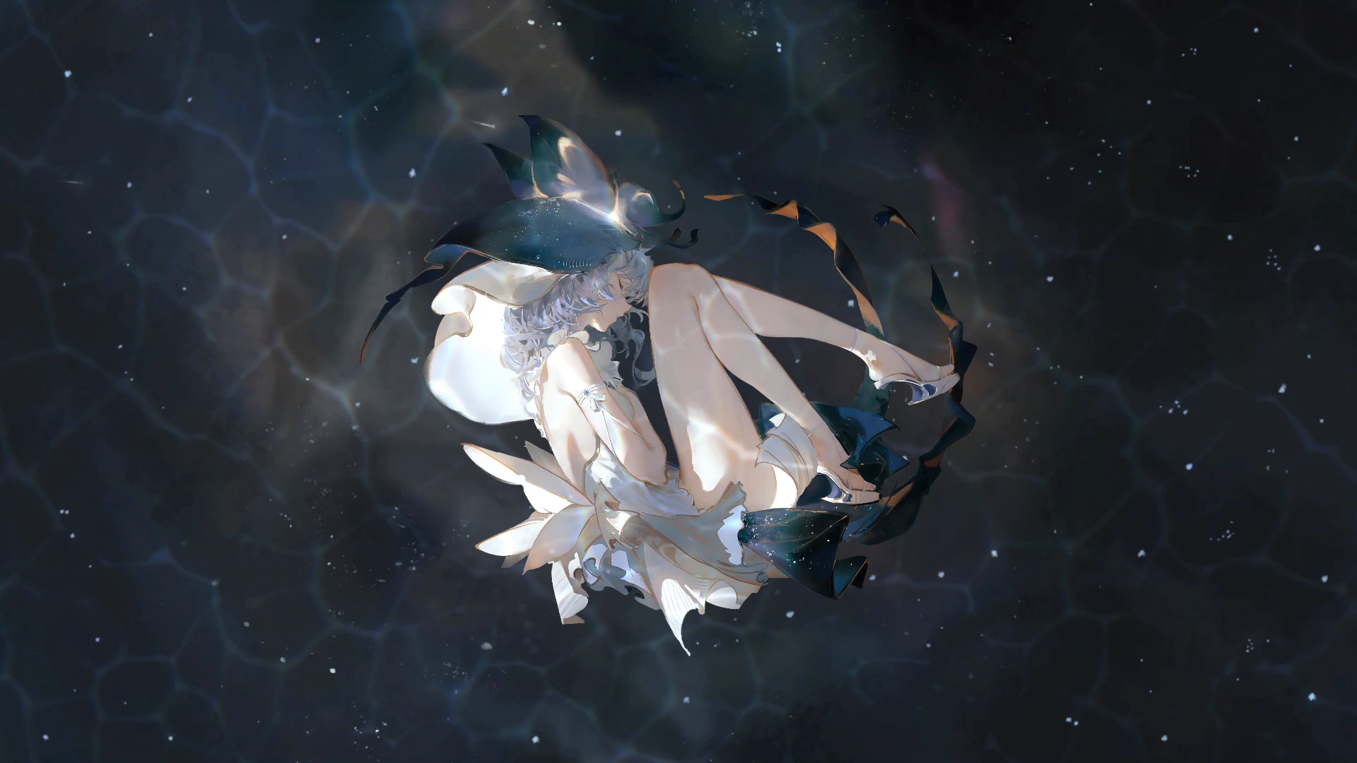 Shorekeeper Drifting Through Dark Water - Wuthering Waves