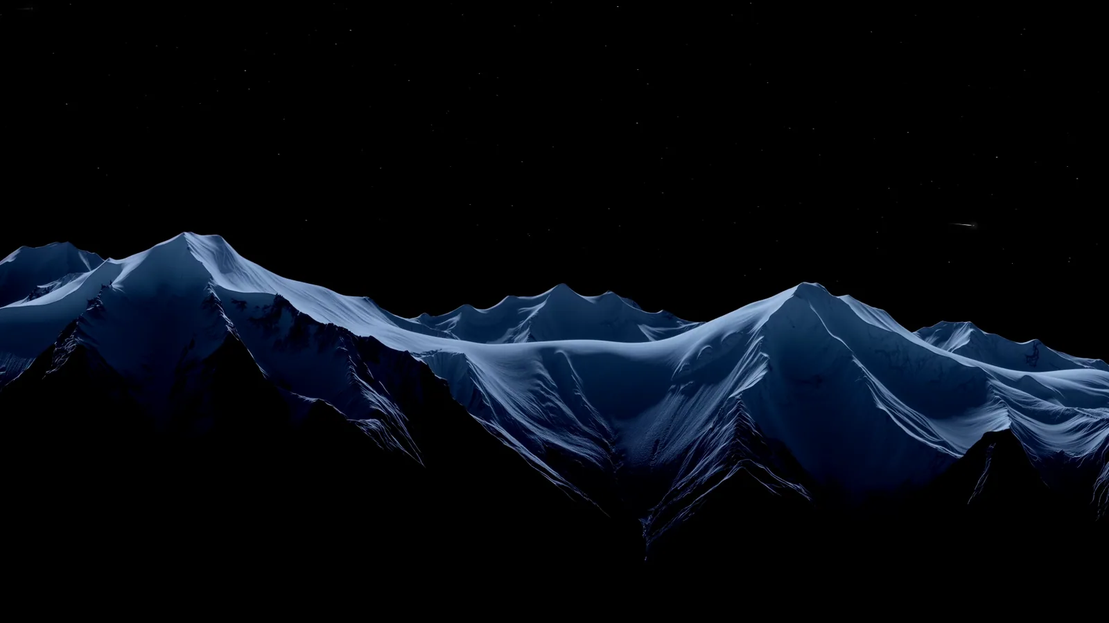 Snowcaps Mountain Range for OLED wallpaper preview
