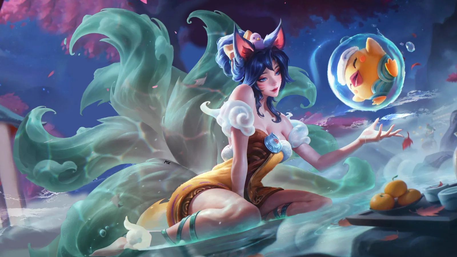 Spirit Blossom Springs Ahri | League of Legends