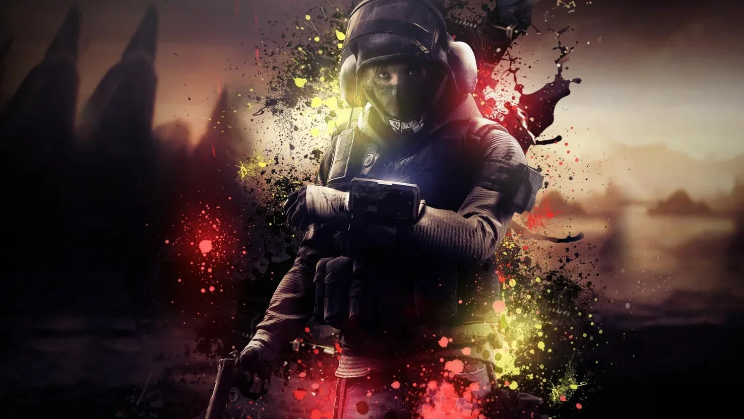 Splattered Paint - Dramatic Action