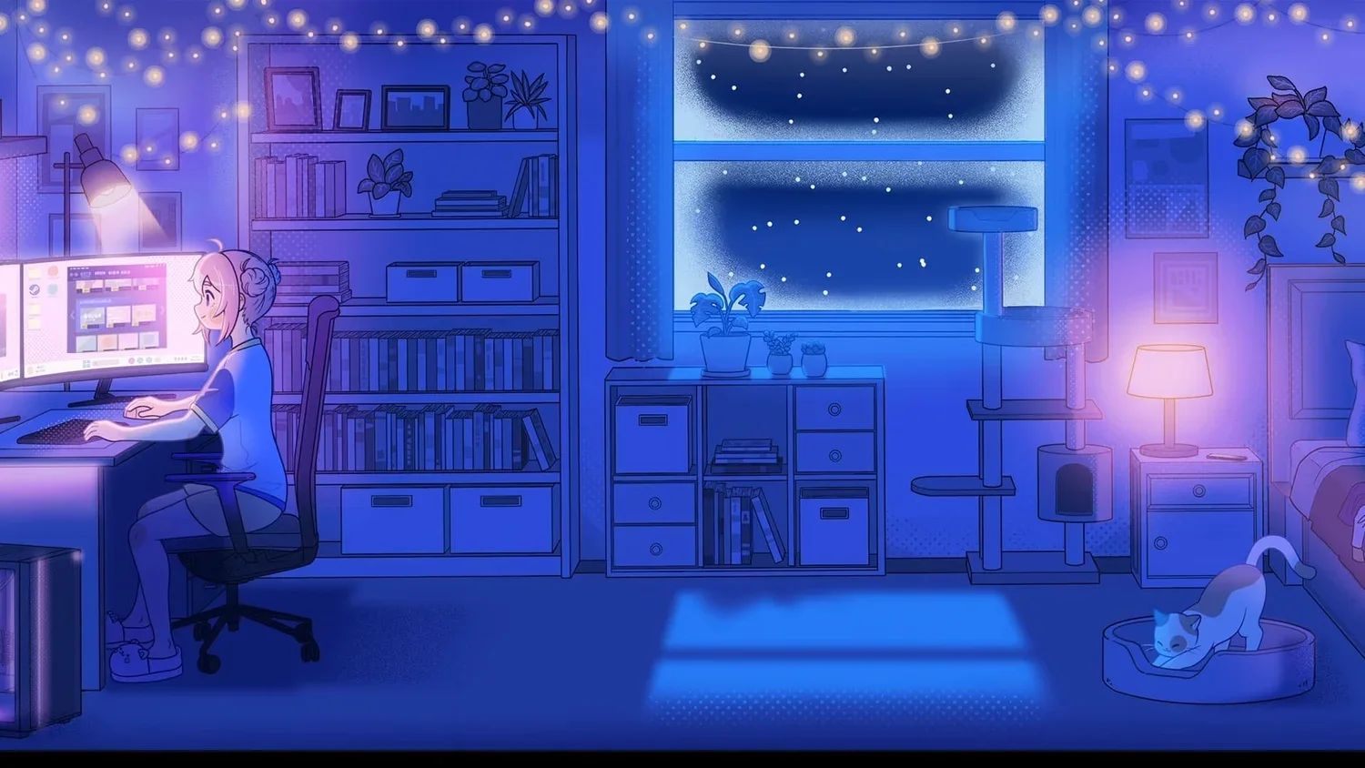 Steam Winter Sale 2024 Snowy Bedroom