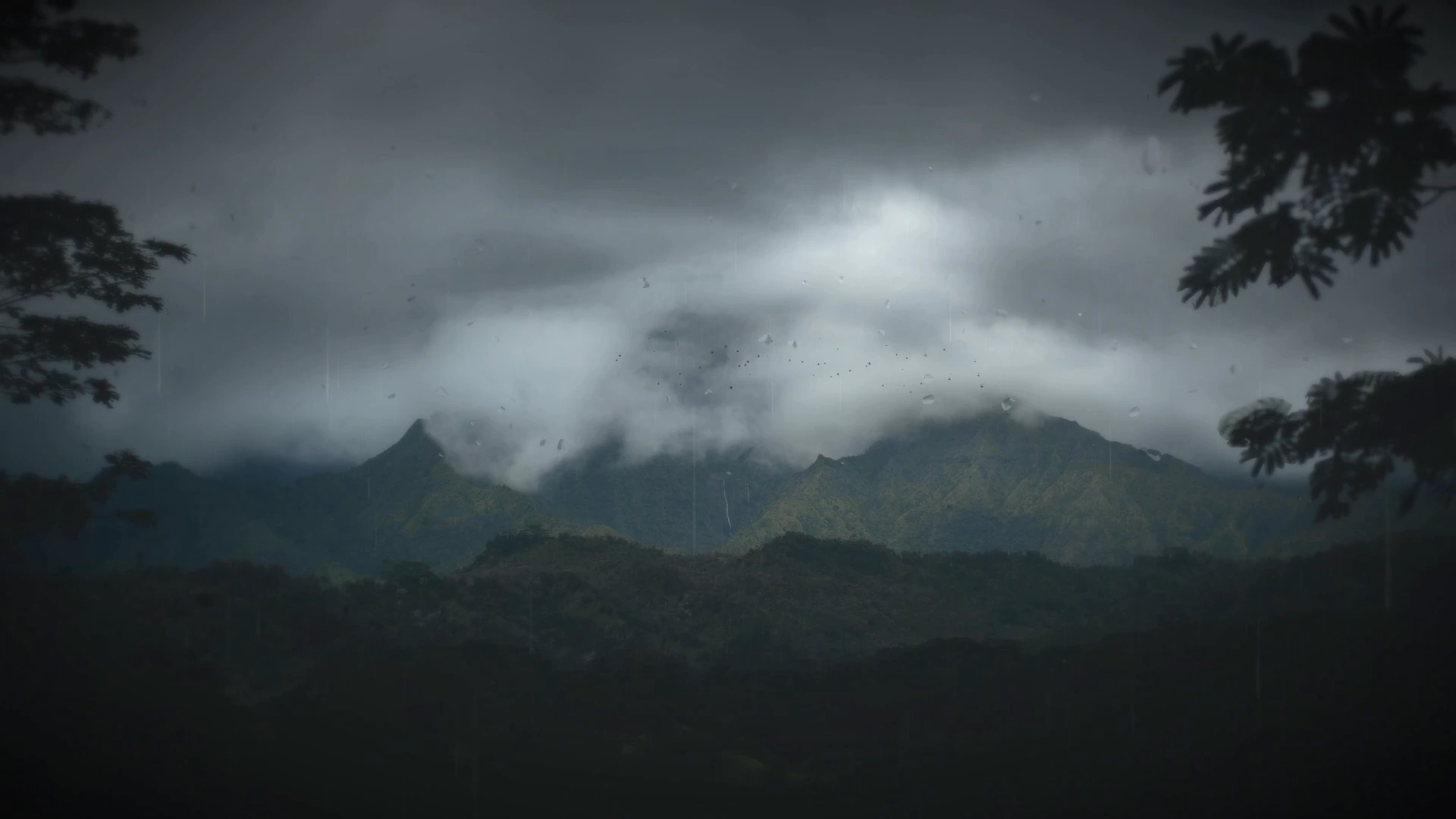 Storm Over a Lost Mountain Landscape