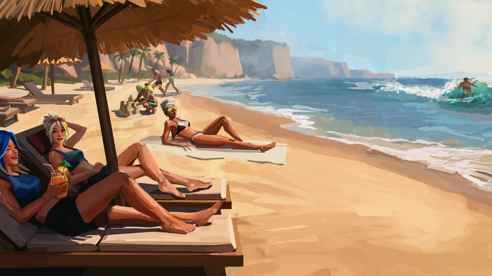 Summer Beach Getaway wallpaper preview