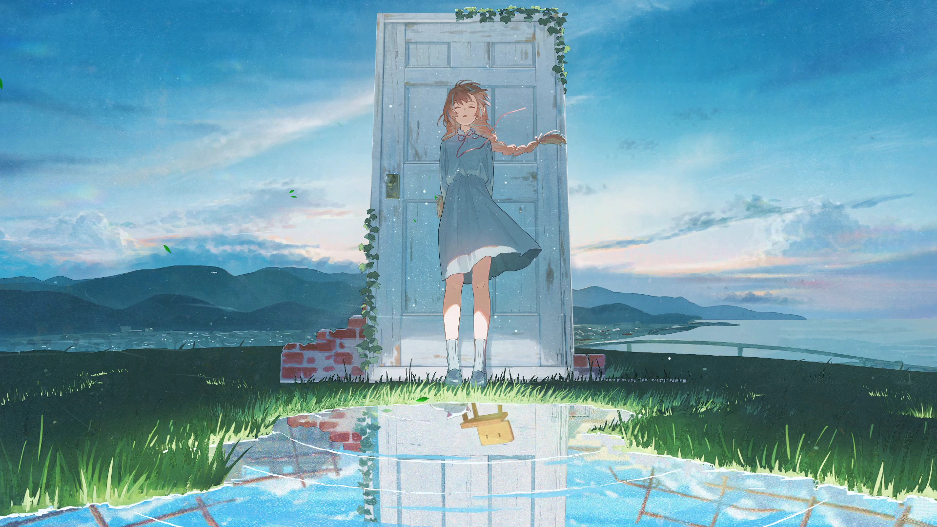 Suzume at the Weathered Door