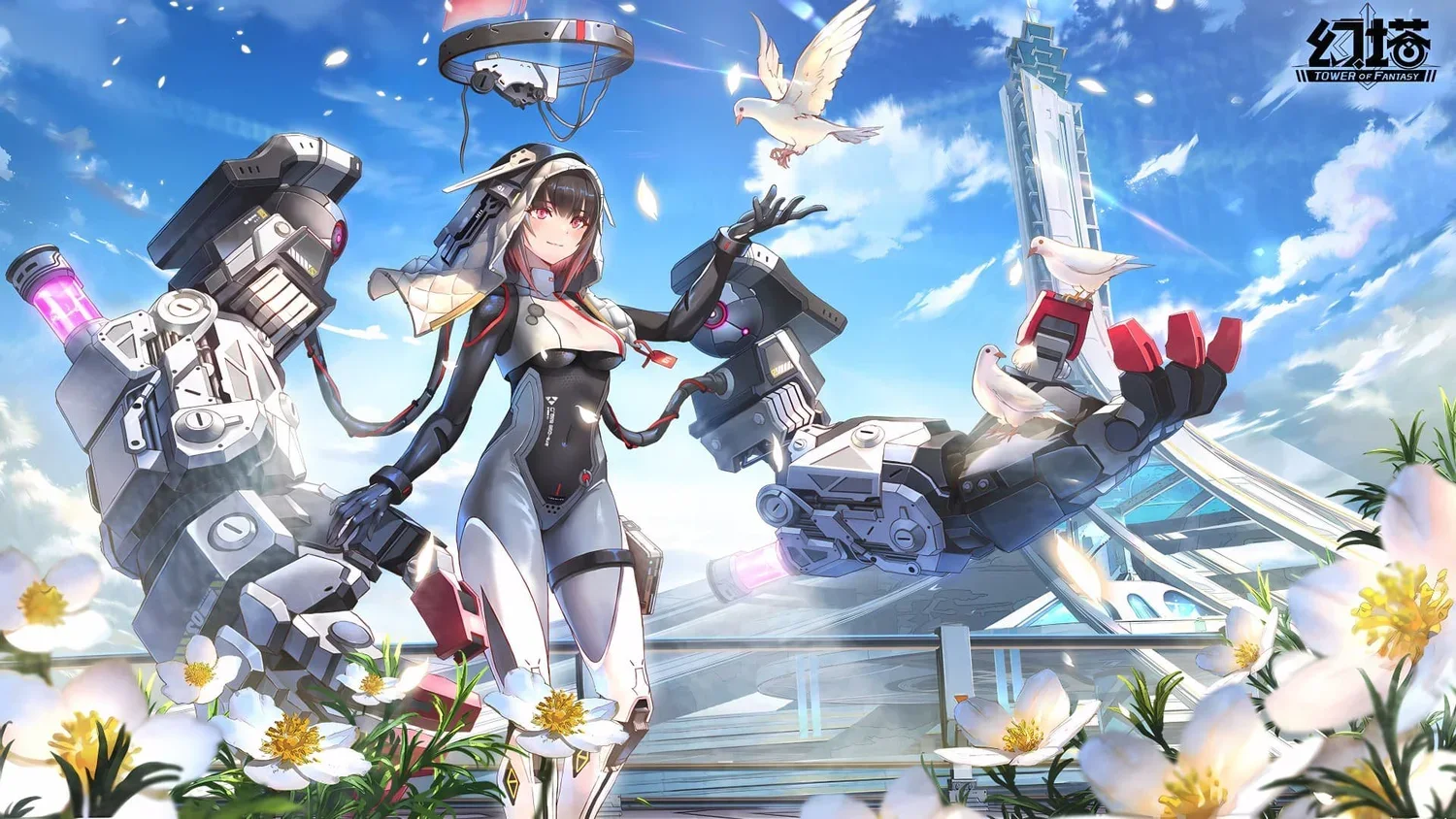 Technological Harmony - Tower of Fantasy Lyra wallpaper preview
