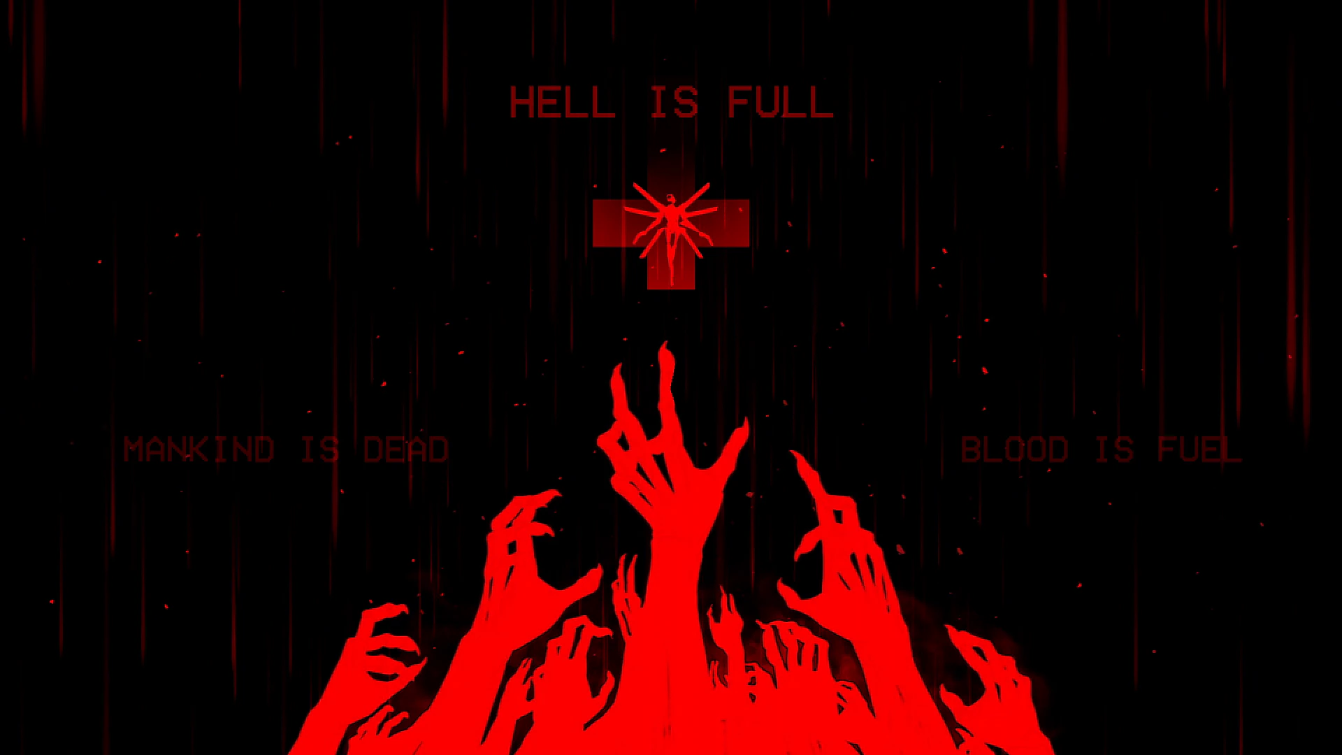 ULTRAKILL Heaven Sent Red Collage