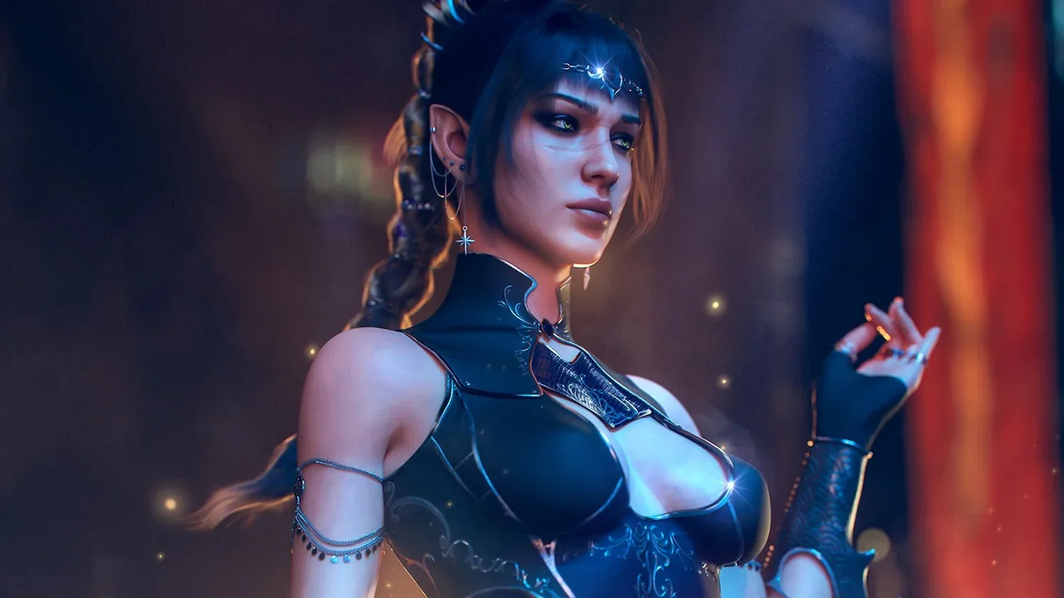 Veiled Priestess | Shadowheart Portrait wallpaper preview