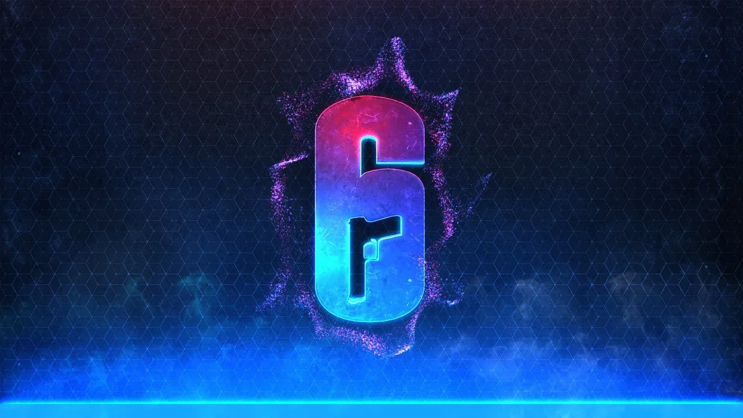 Vibrant R6S Logo wallpaper preview