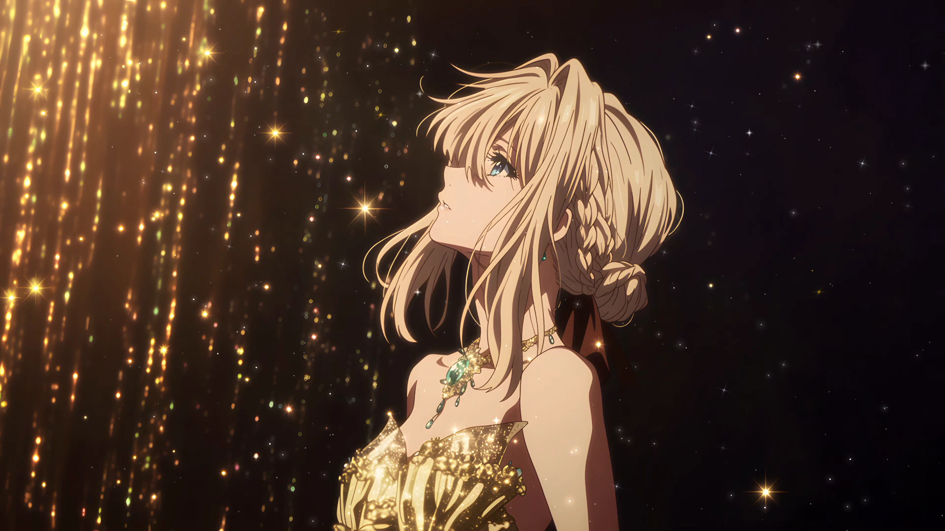 Violet Evergarden in Golden Rain