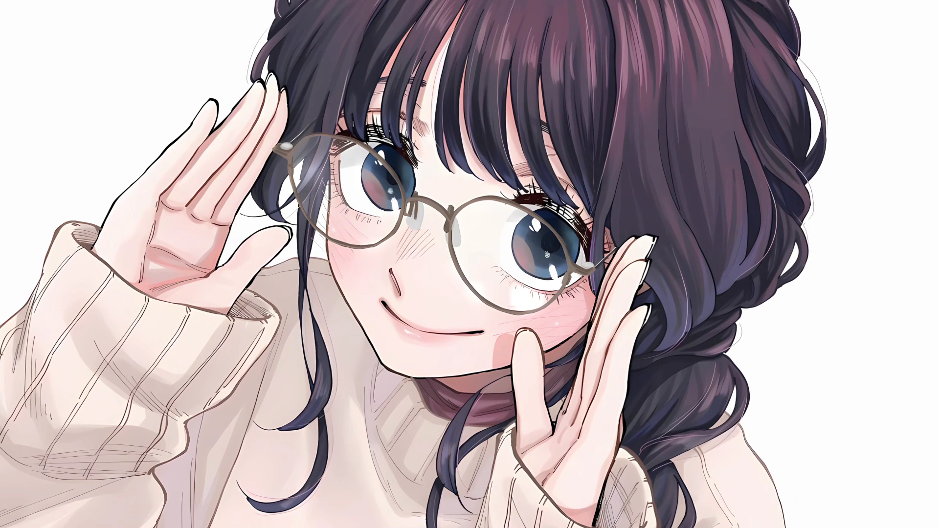 Waguri Kaoruko with Glasses