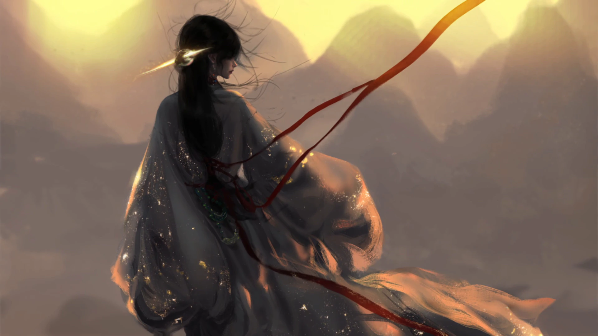 Warring States Warrior by WLOP