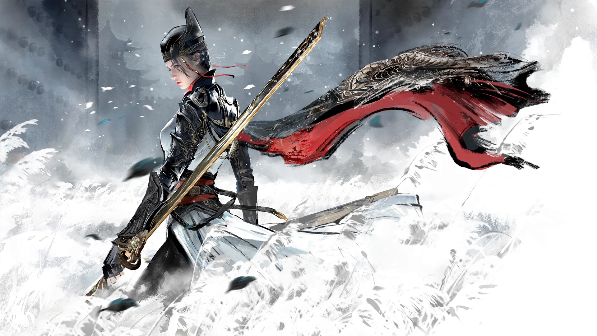 Wei Qing with a Red Scarf - Naraka: Bladepoint