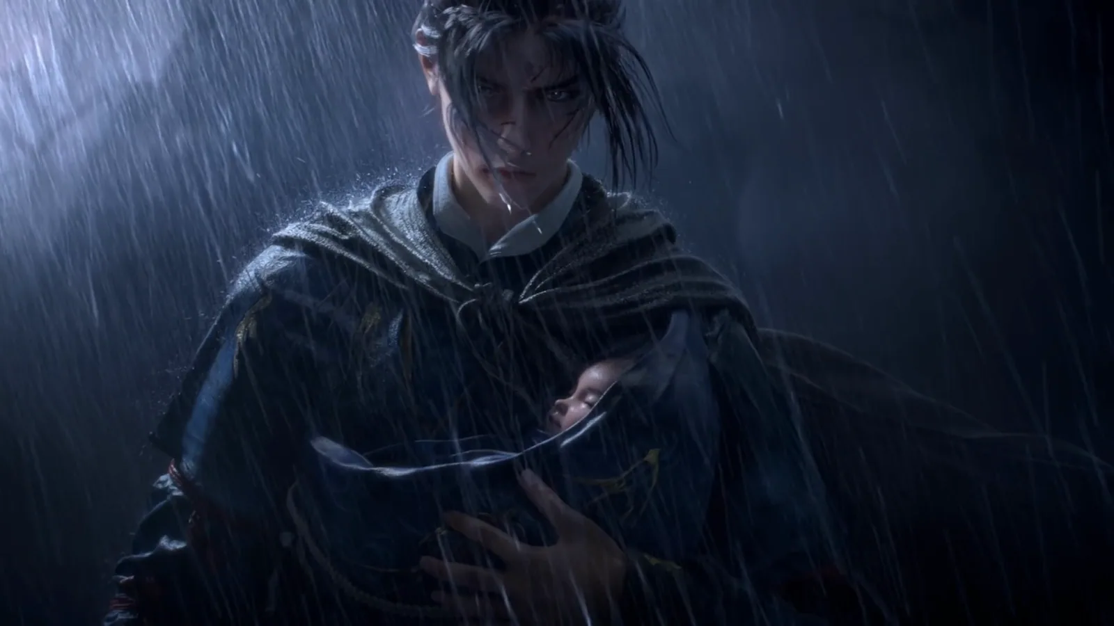 Where Winds Meet Rainy Warrior wallpaper preview