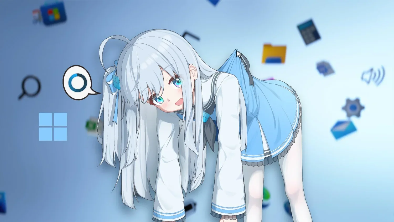 Windows 11 Girl wallpaper preview