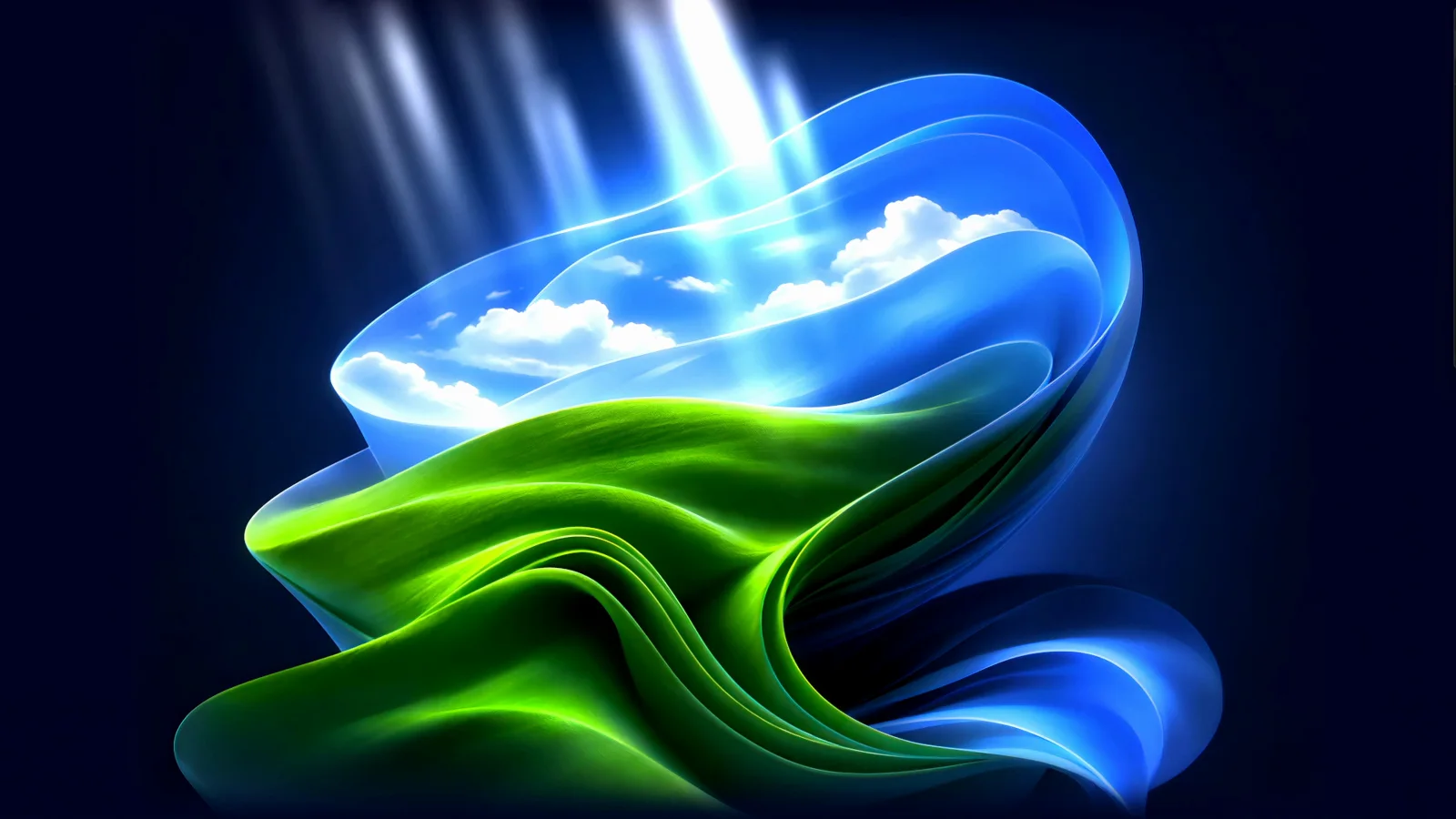 Windows Bliss 2026 Abstract wallpaper preview