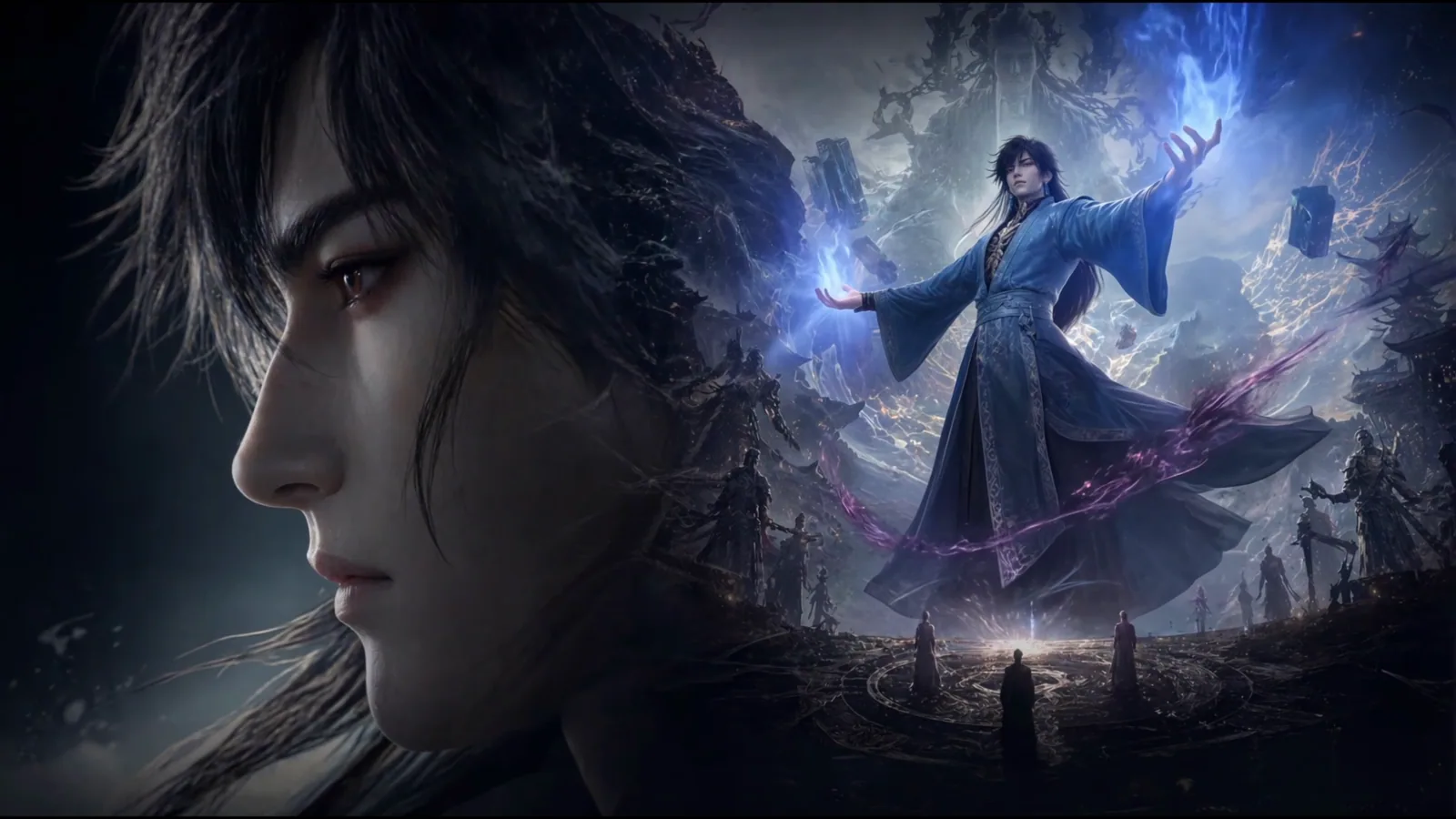 Xuan Gu in Blue Flames - A Record of a Mortal's Journey