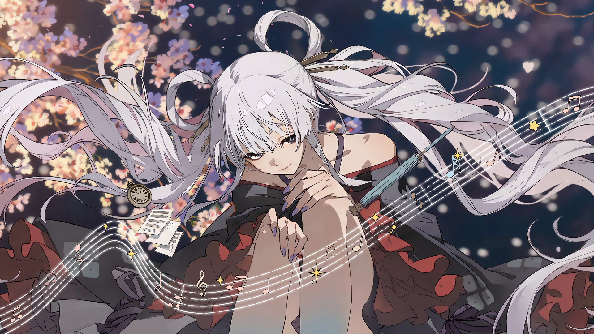 Yachiyo with a Moonlit Orchestra
