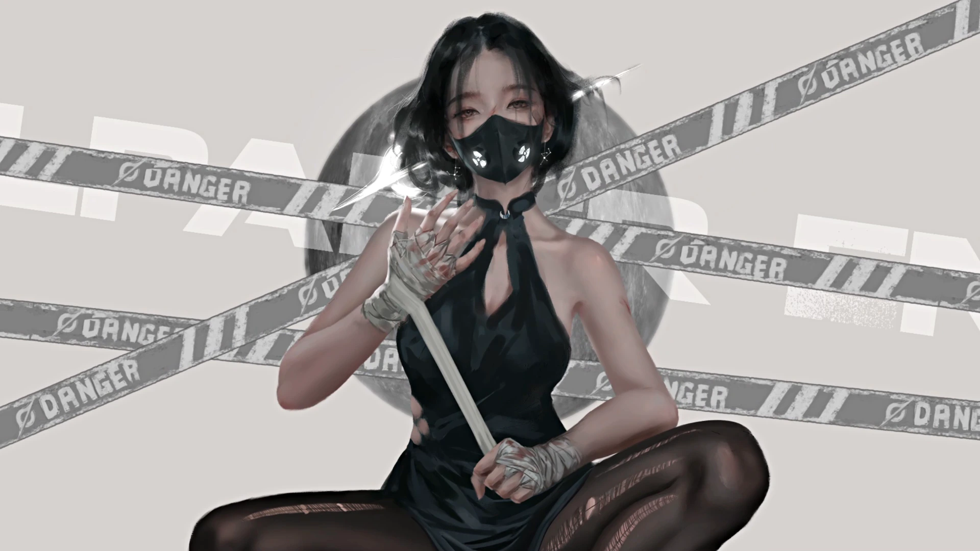 Yueyaer with Warning Tape by WLOP