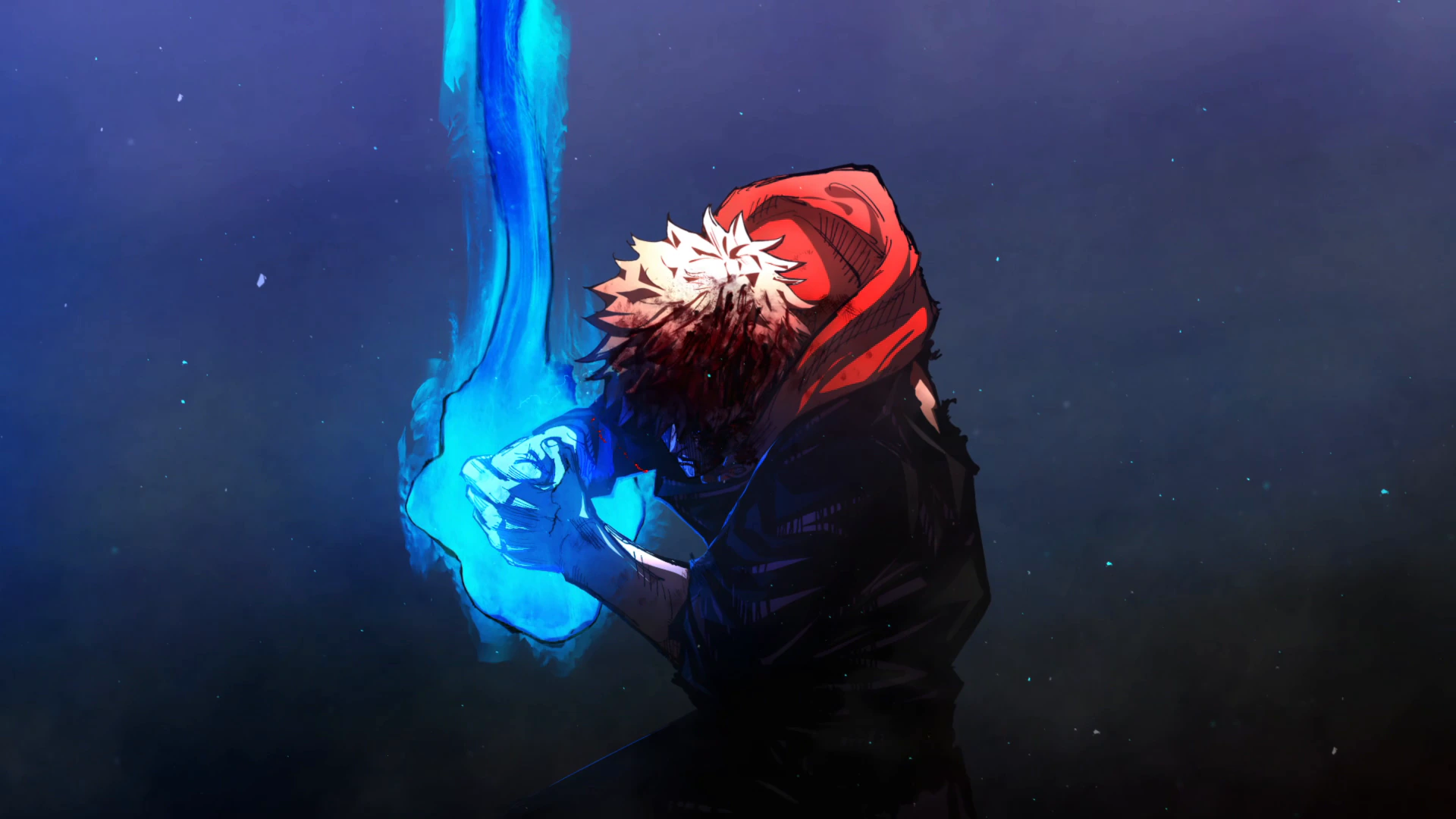 Yuji Itadori Blue Rage - Jujutsu Kaisen