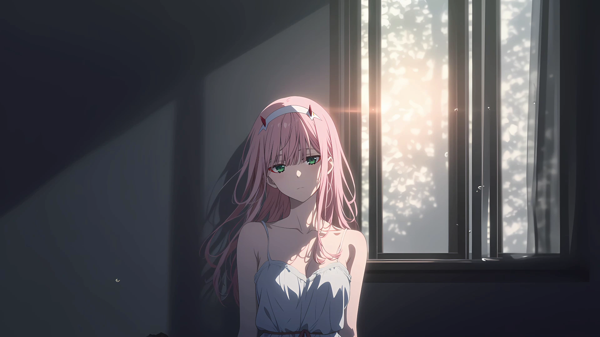 Zero Two by the Window